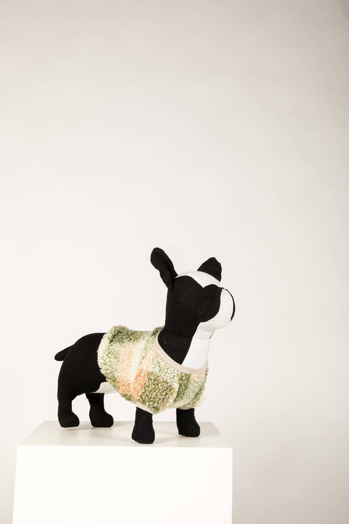 Boucle Plaid Dog Sweater