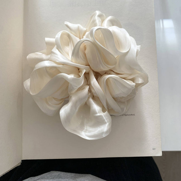 How Romantic Satin Hair Scrunchie