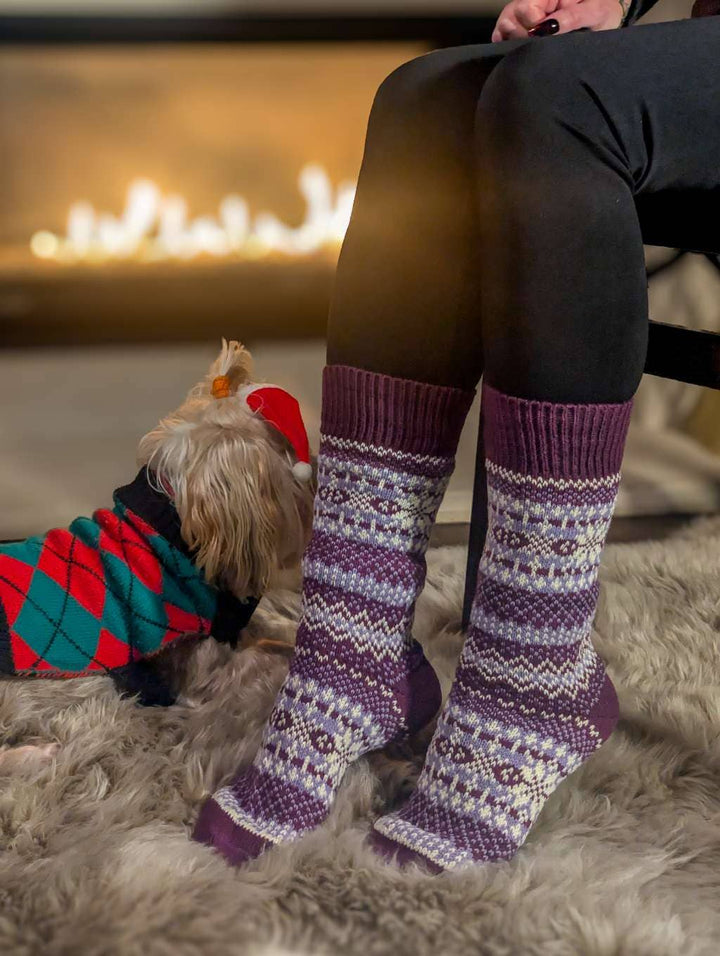 Nordic Socks Soft COZY™  Warm (Rosa - Purple)  - Unisex