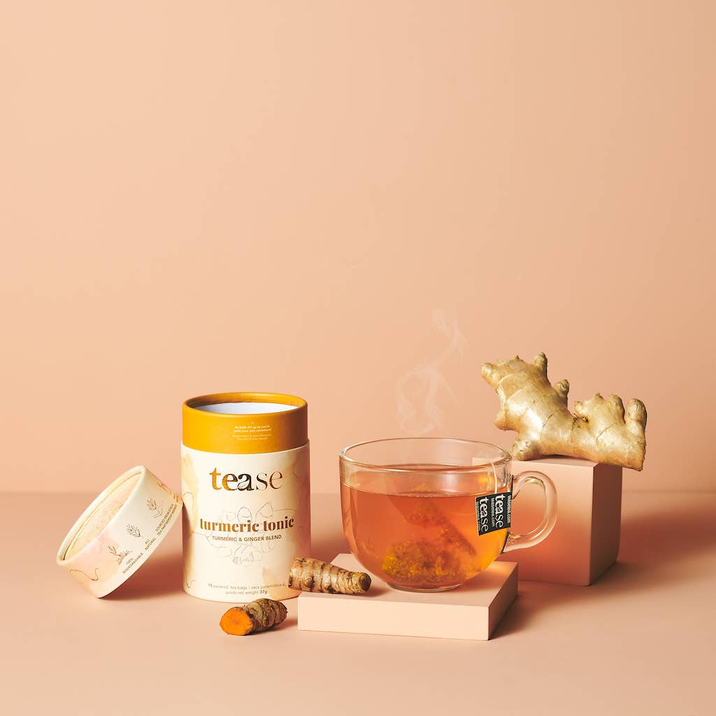 Turmeric Tonic-  Ginger Adaptogen + Superfood Tea Blend
