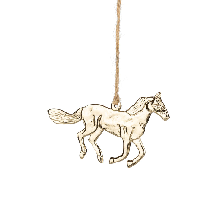 Golden Gallop Tree Ornament