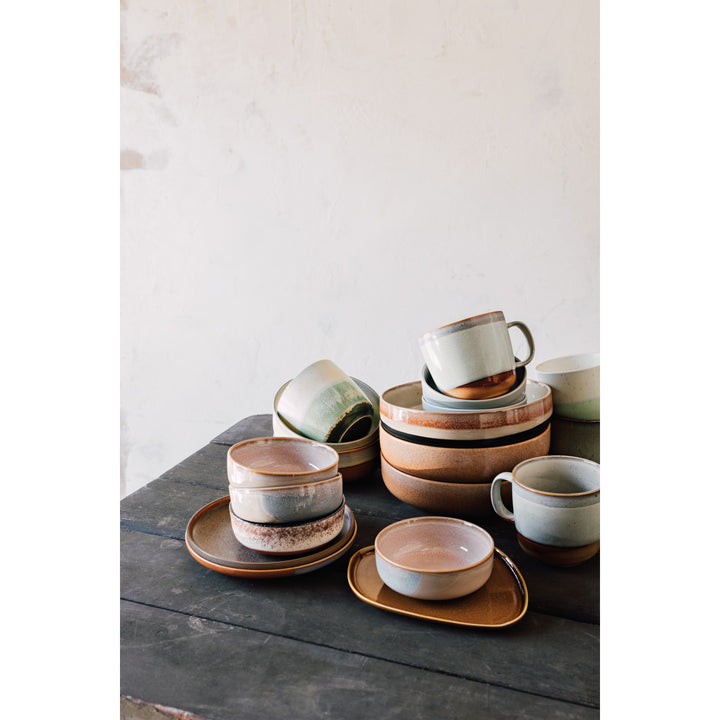Danica Alchemy Terranova Stoneware Bowl with intricate patterns and earthy tones, ideal for serving or decorative use.