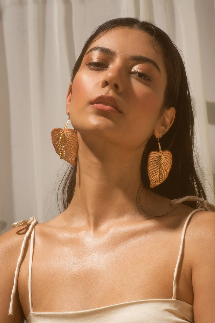 Anthurium Petites Laceleaf Lily Earrings
