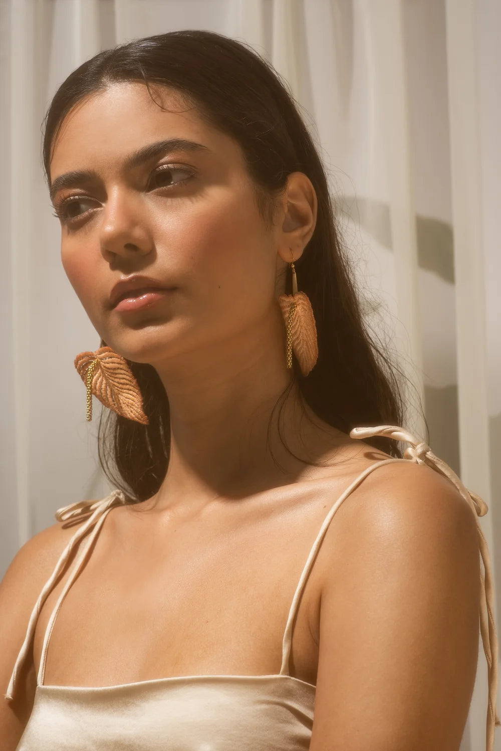Anthurium Petites Laceleaf Lily Earrings
