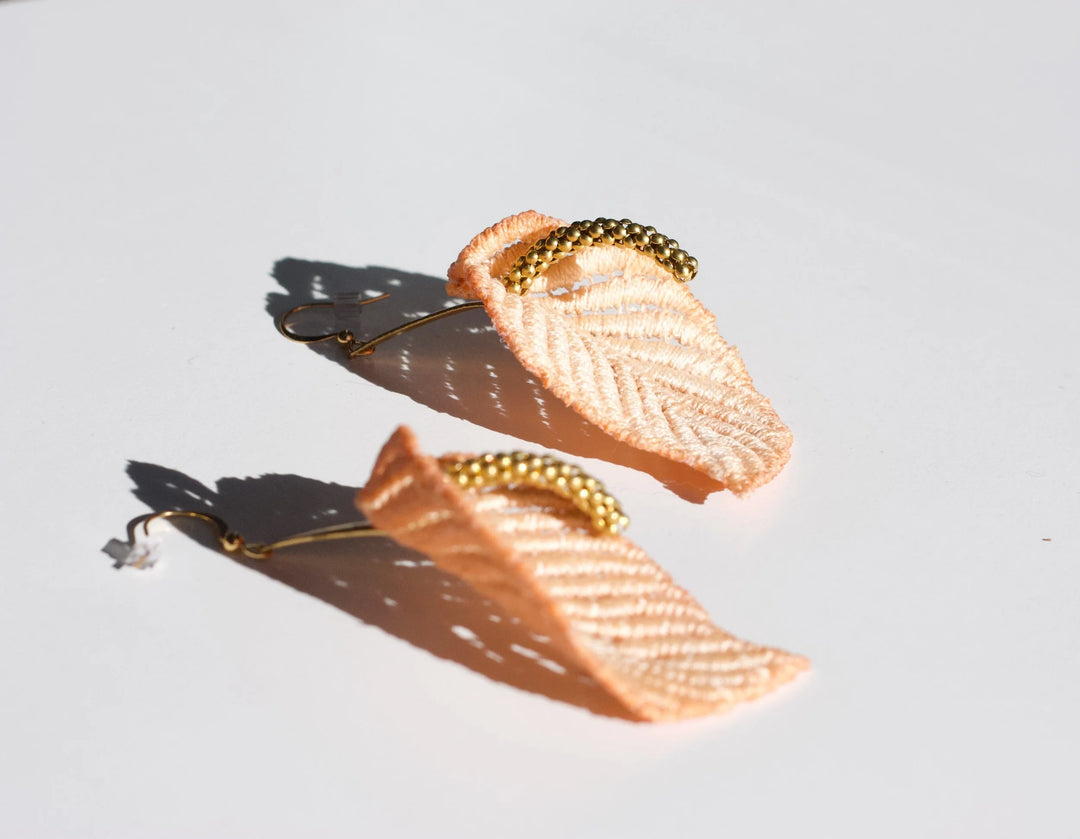 Anthurium Petites Laceleaf Lily Earrings