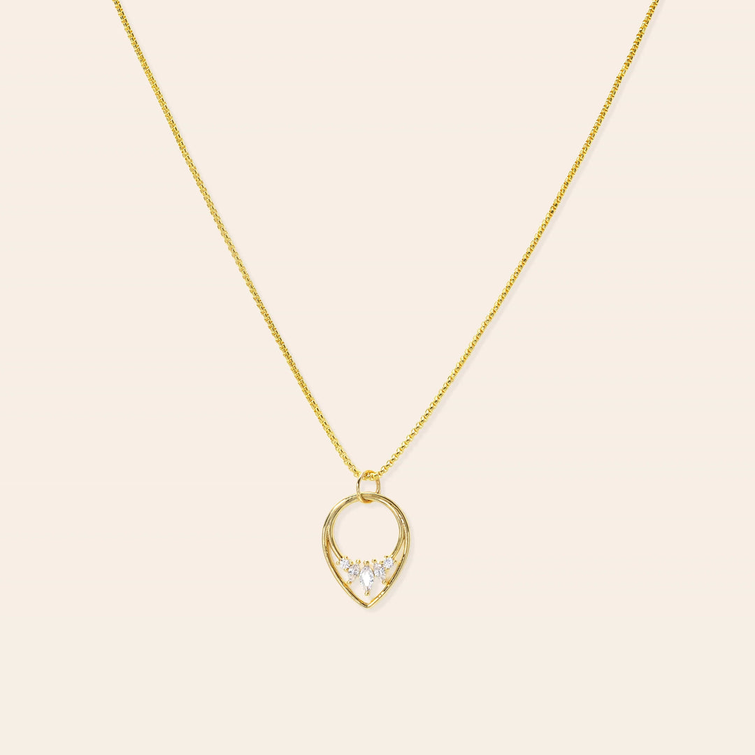 Aria Clear Crystal Necklace