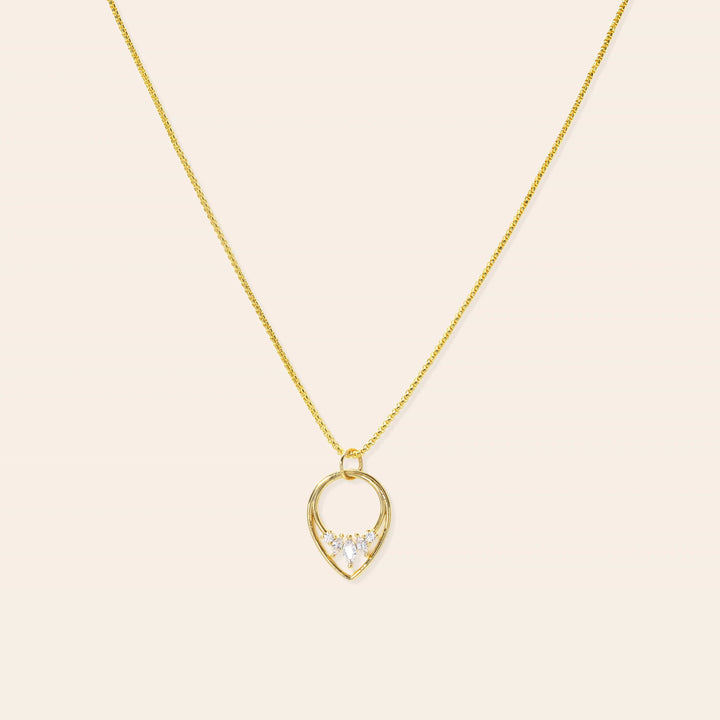 Aria Clear Crystal Necklace