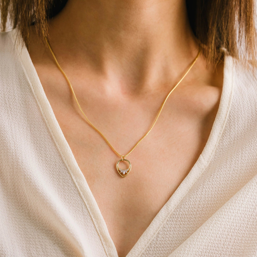 Aria Clear Crystal Necklace