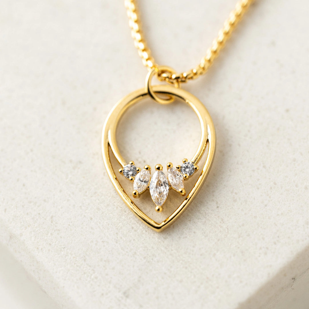 Aria Clear Crystal Necklace
