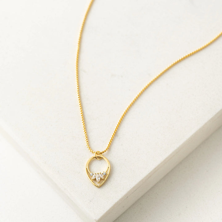 Aria Clear Crystal Necklace