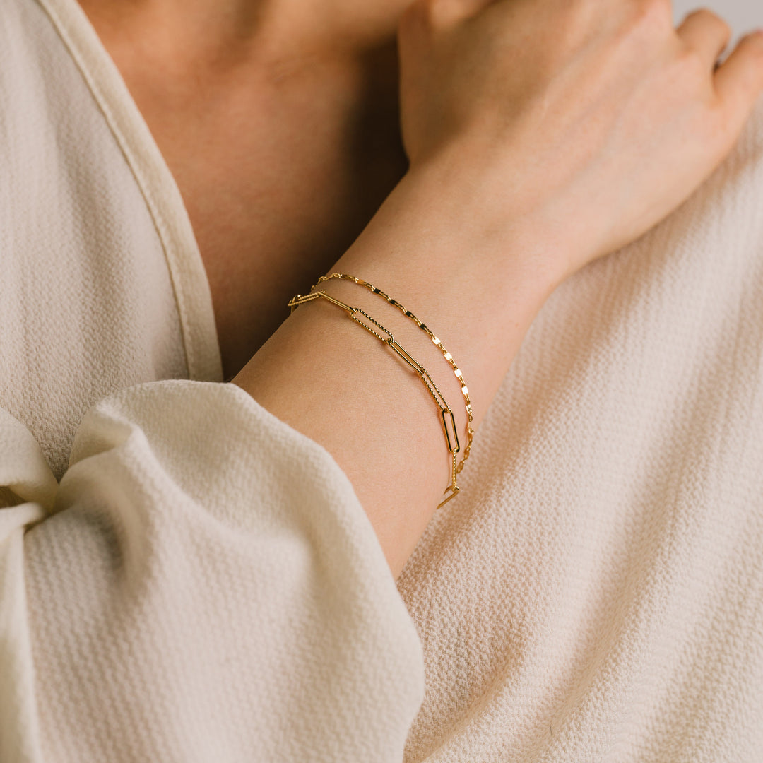 Arlo Paperclip Bracelet