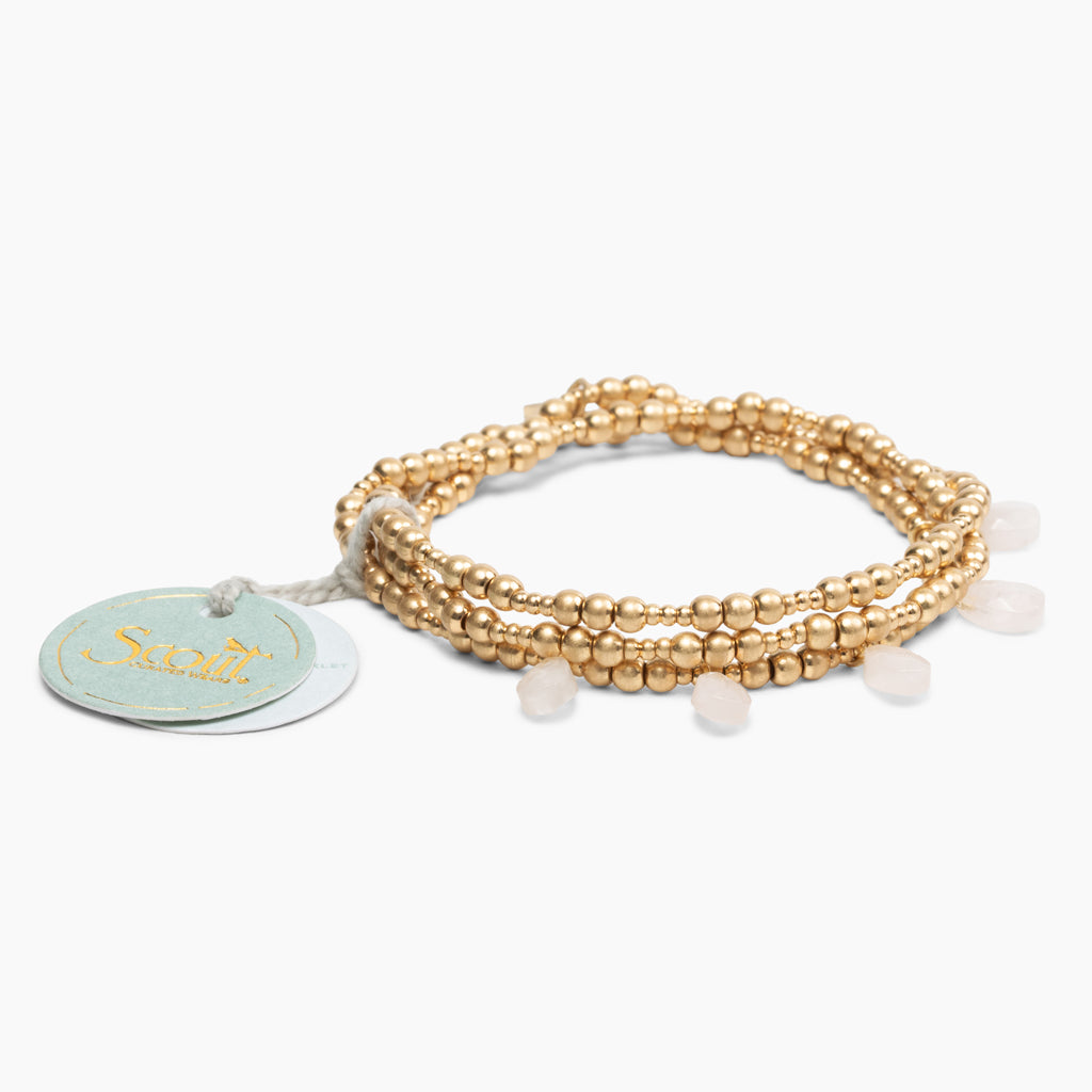 Mixed Metal Wrap Bracelet