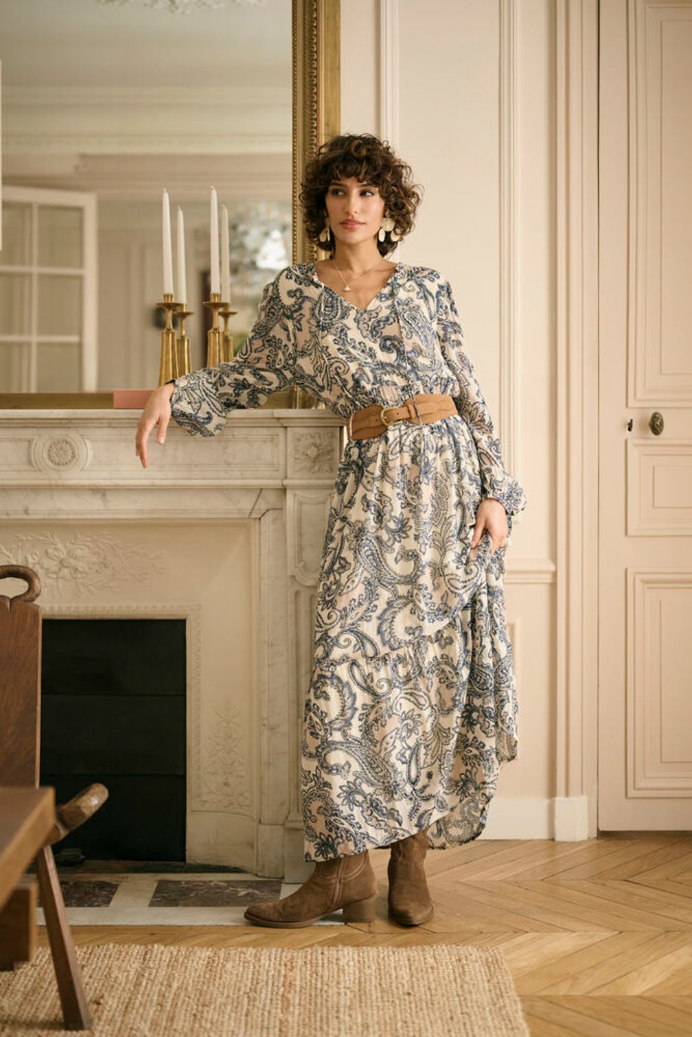 bea maxi dress Bea Dress Velvet Navy