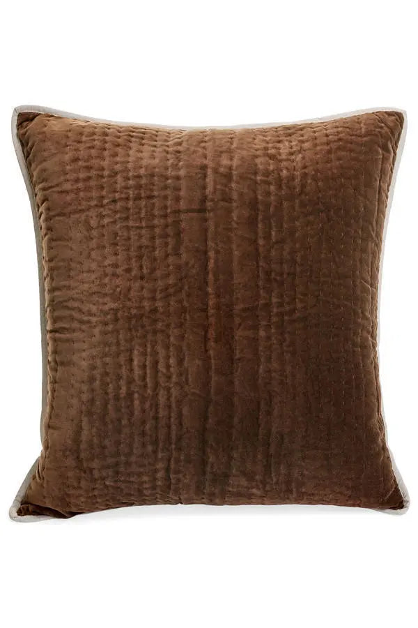 Quilted Velvet Throw Cushion