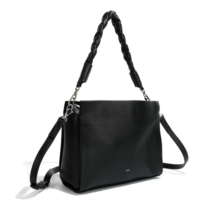 CoLab Camden Crossbody Bag in black with adjustable strap and zippered compartment, stylish and functional accessory.
