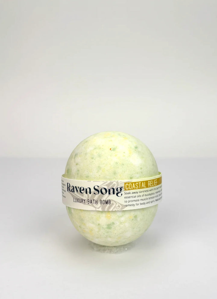 Coastal Relief Bath Bomb- Eucalyptus + Rosemary