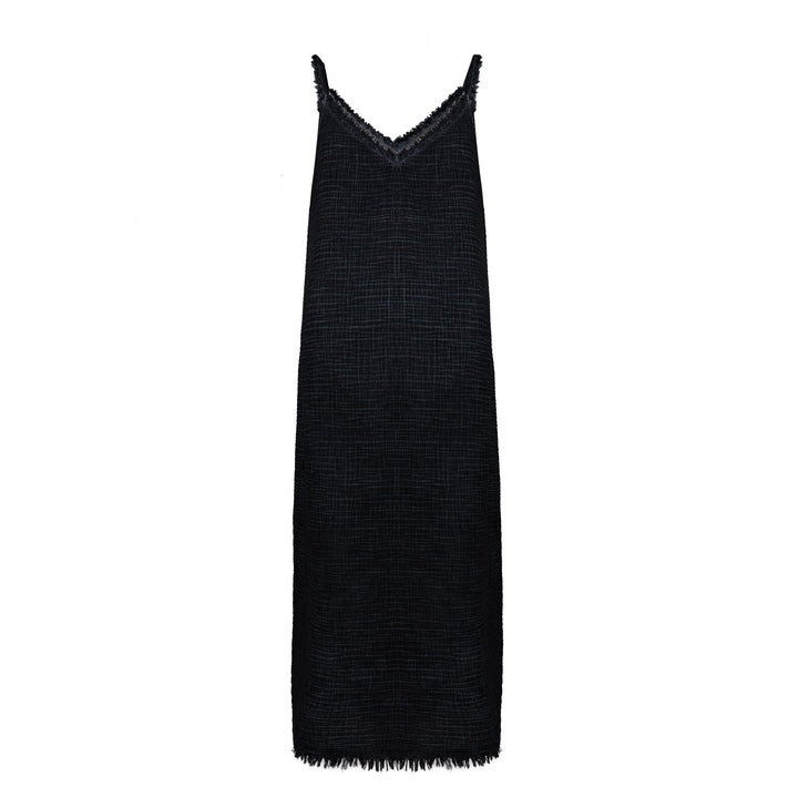 Crinkle Cotton Strappy Dress