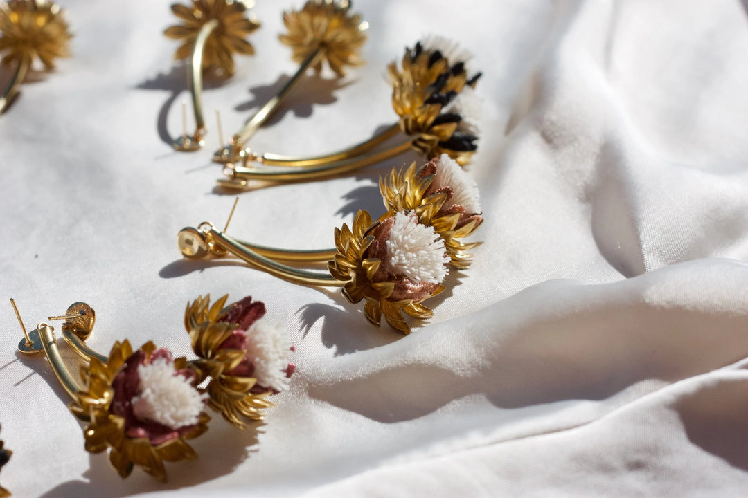 Cynara Flower Earrings