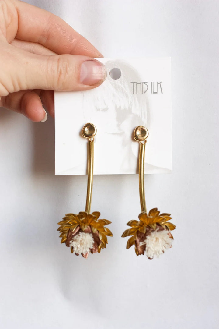 Cynara Flower Earrings