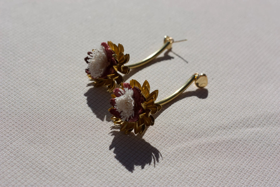 Cynara Flower Earrings