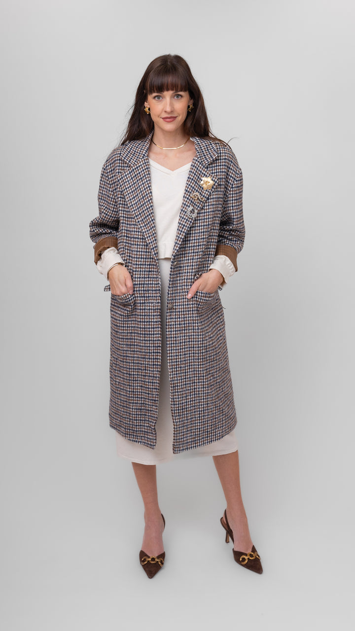 Kensington Plaid Overcoat