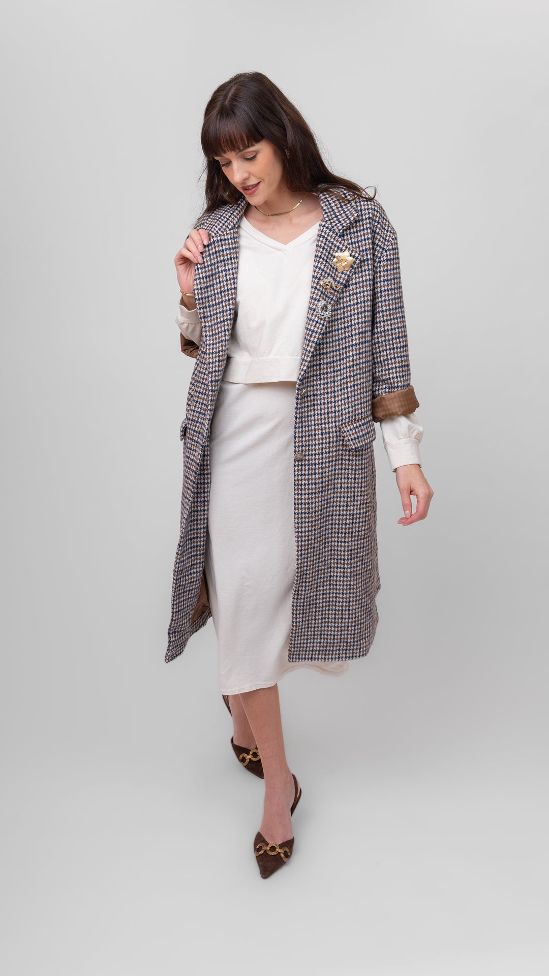 Kensington Plaid Overcoat