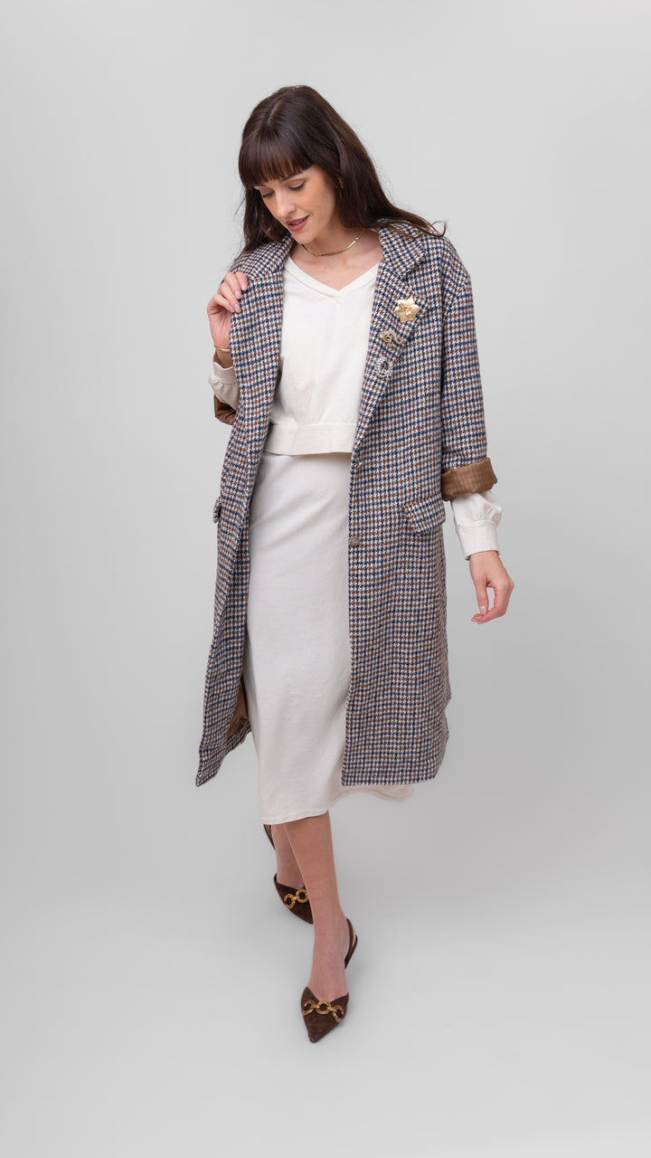 Kensington Plaid Overcoat