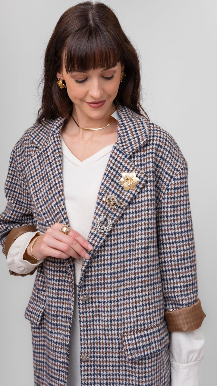 Kensington Plaid Overcoat