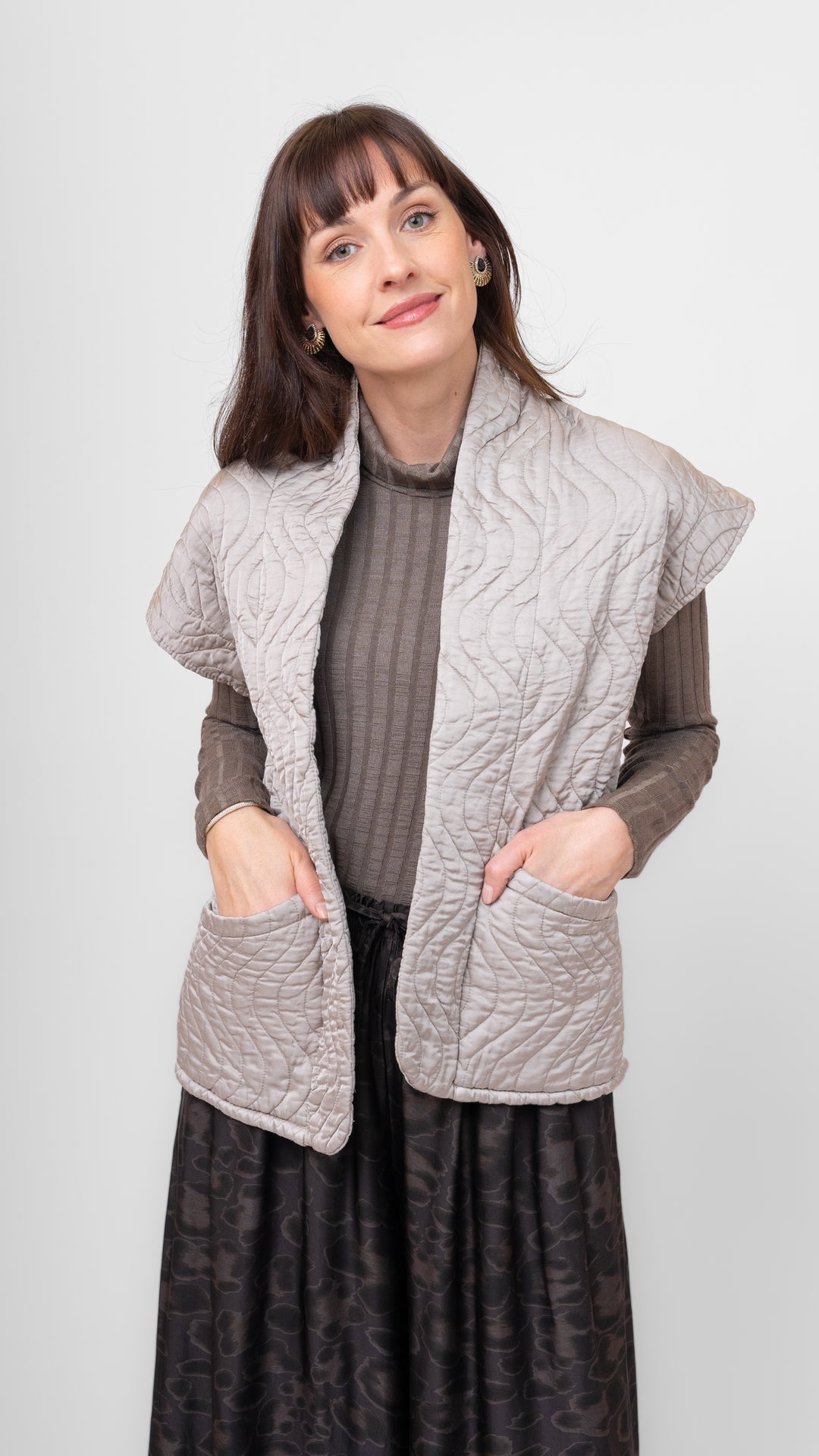 Fawn Quilted Vest