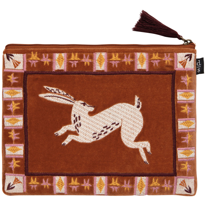 Folktale Embroidered Pouch