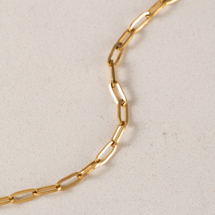 Lover's Tempo Darcy Toggle Clasp Gold Necklace featuring a stylish toggle closure and elegant gold chain.
