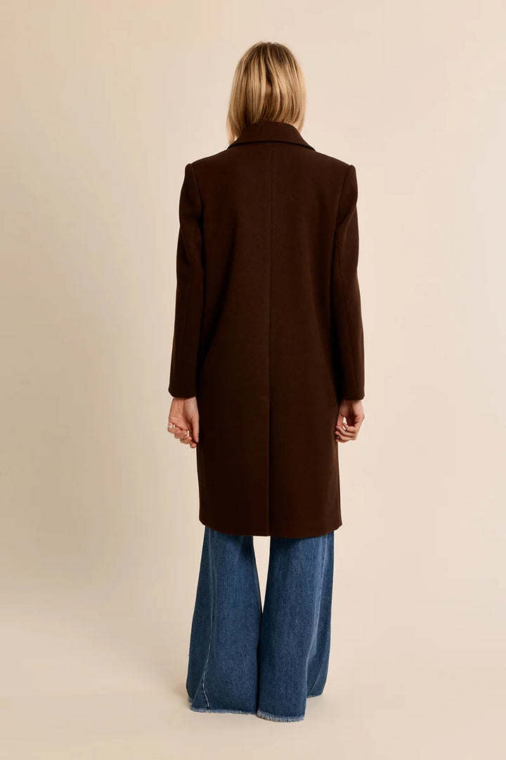 Espresso Brown Long Coat