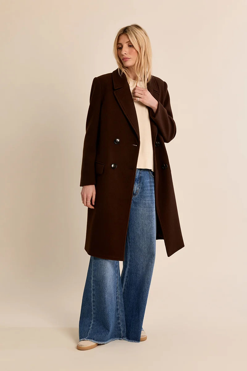 Espresso Brown Long Coat