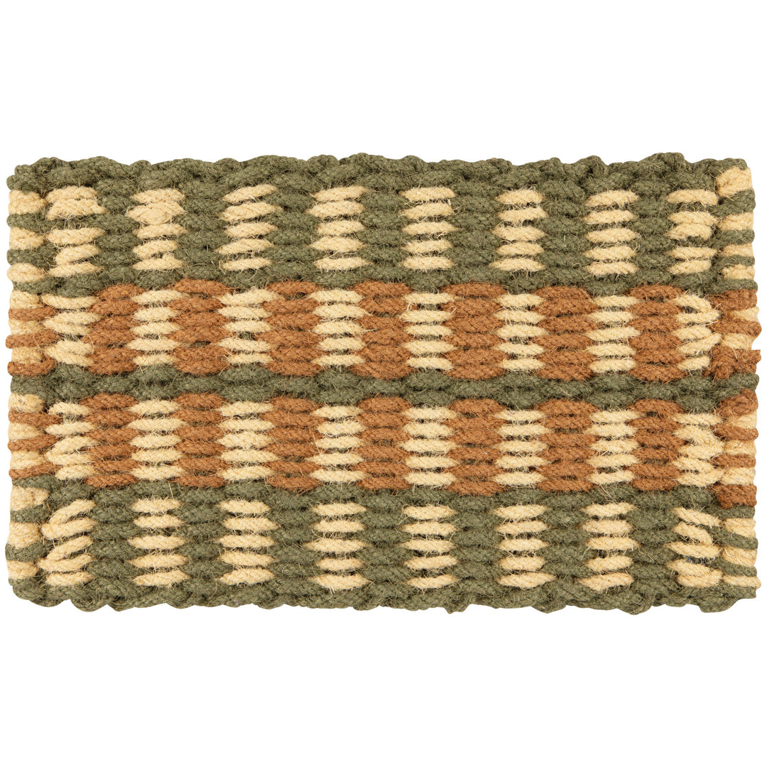 Fallow Plaid Coir Door Mat