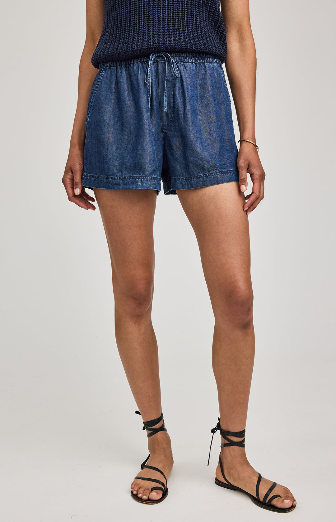 Gentle Fawn Tessa Short in lightweight tencel fabric, featuring a relaxed fit and casual style, perfect for warm weather.