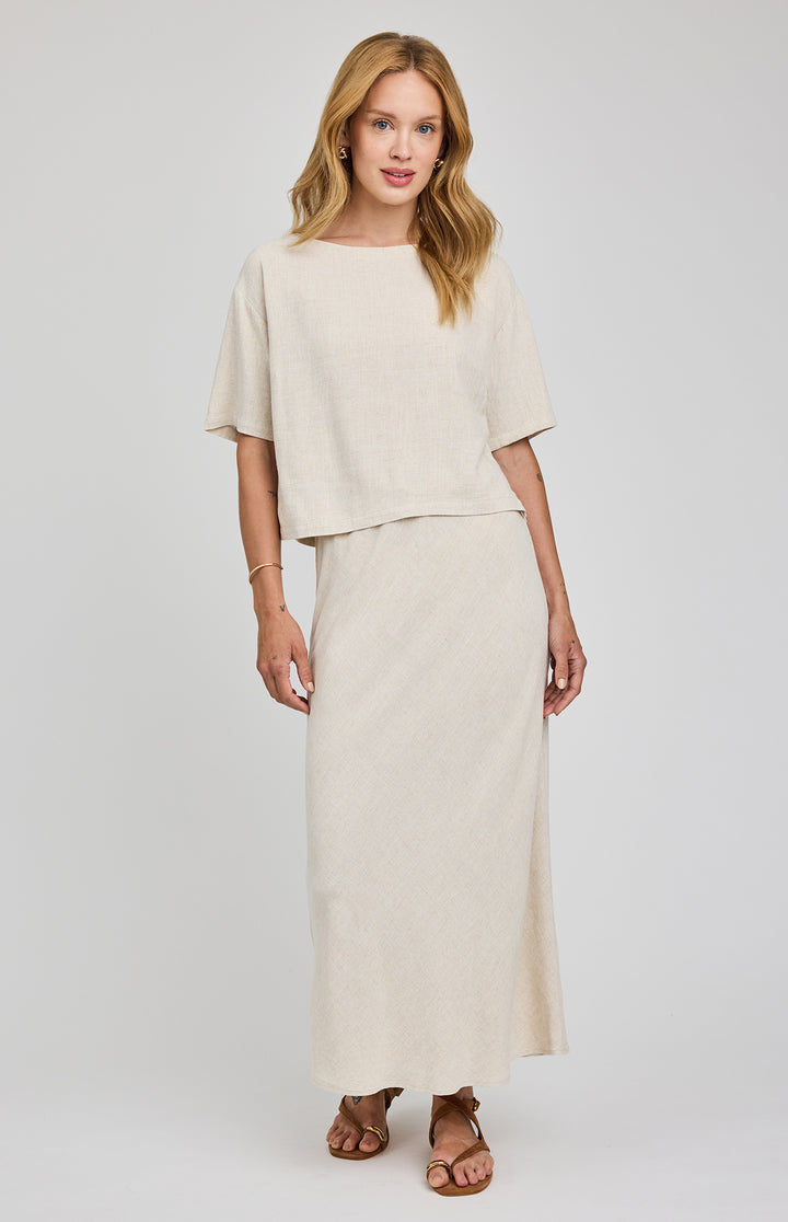 Gemini Linen Top