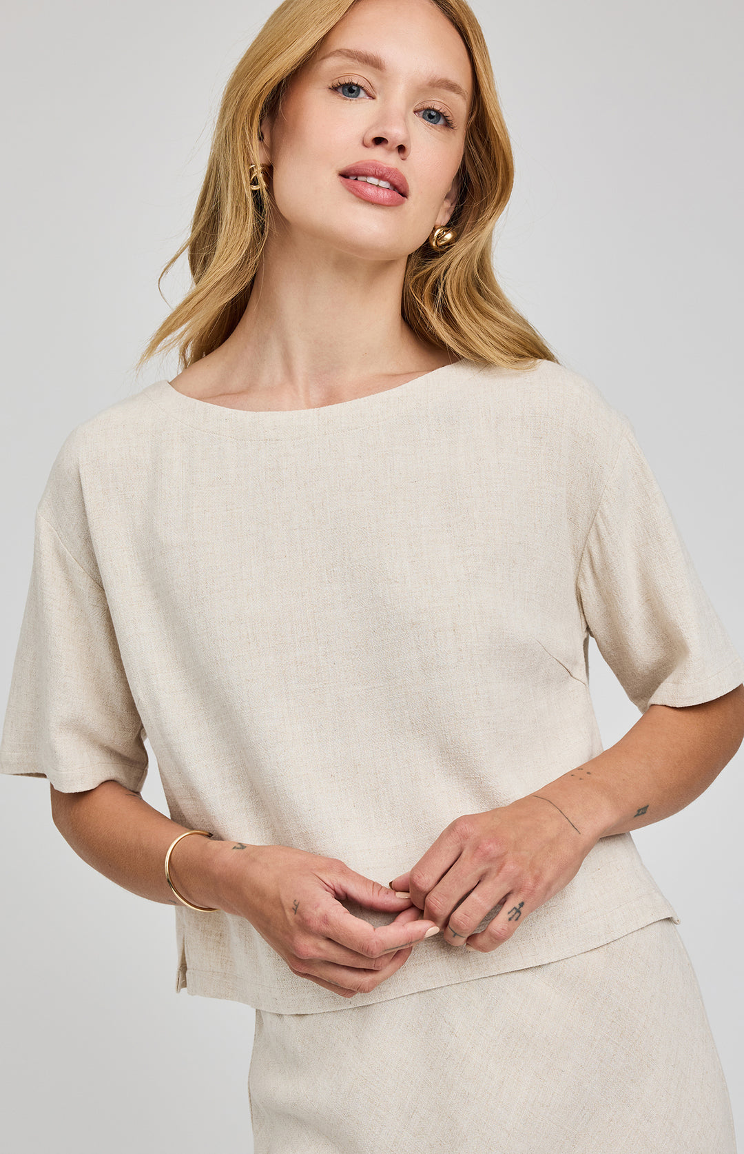 Gemini Linen Top