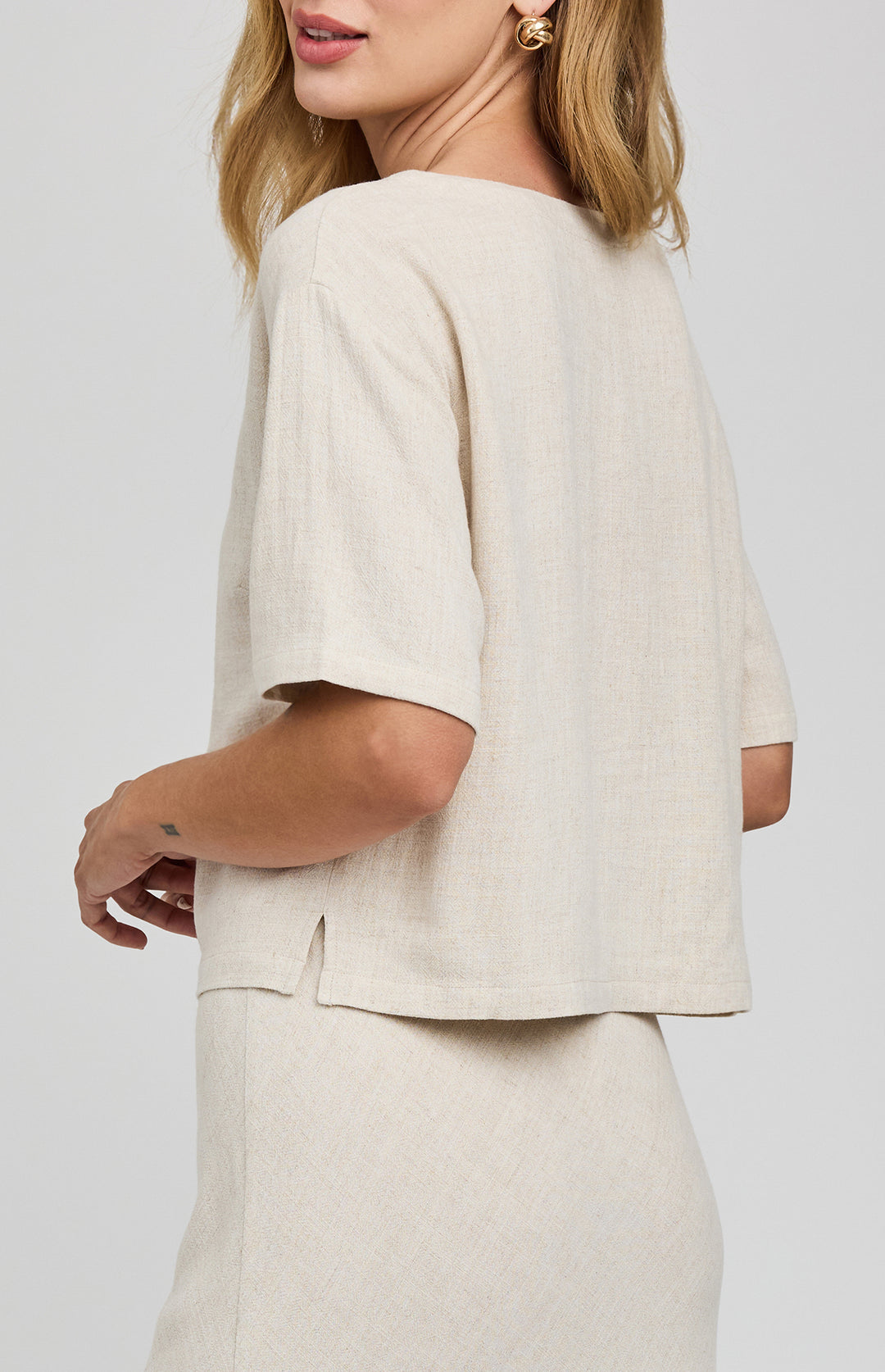 Gemini Linen Top
