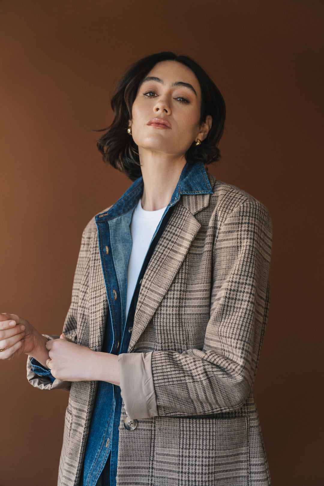 Whitney Denim Button Down Shirt