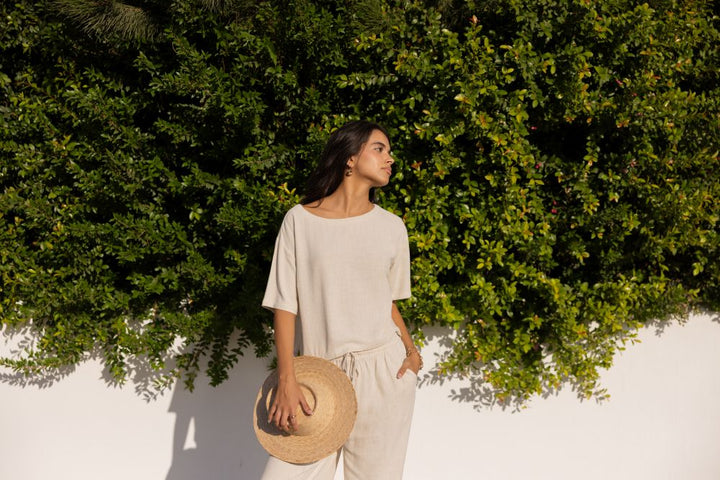 Gemini Linen Top