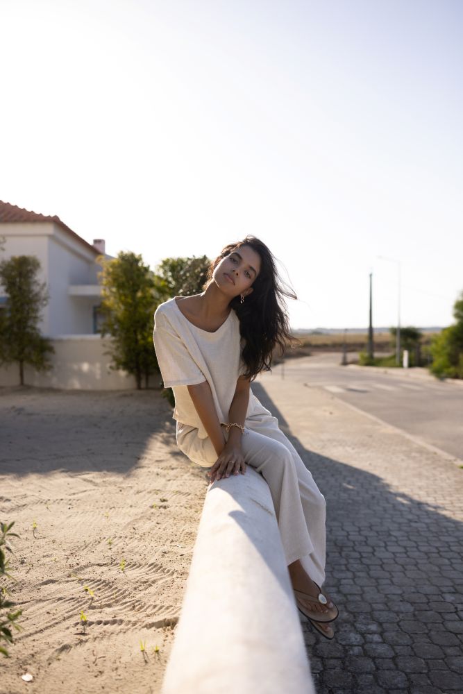 Gemini Linen Top