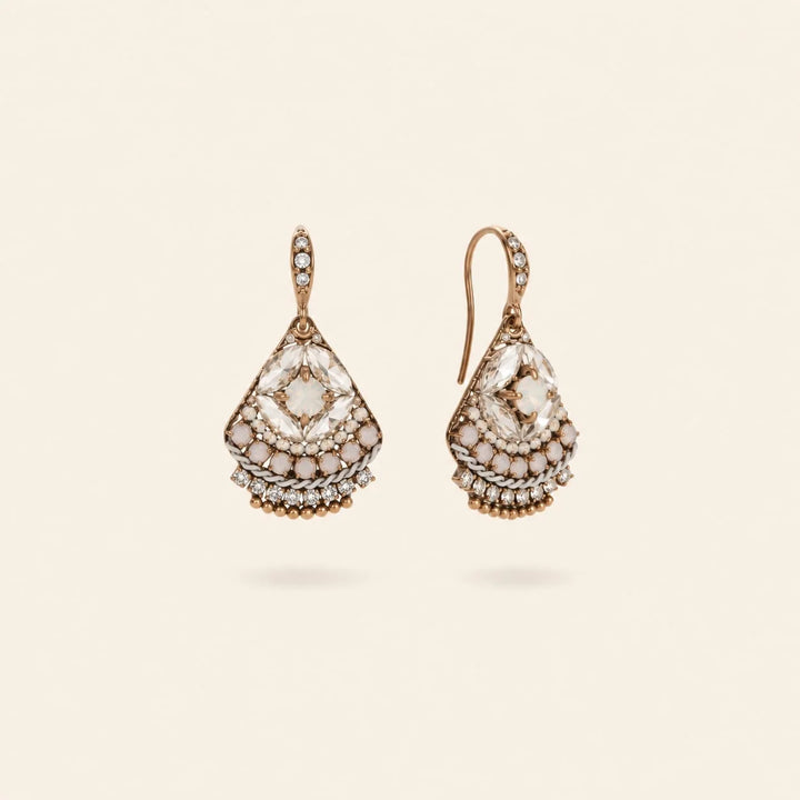 Garland Drop Crystal Beaded Earring