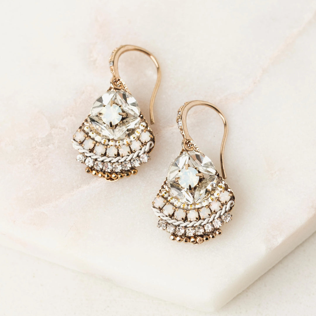 Garland Drop Crystal Beaded Earring