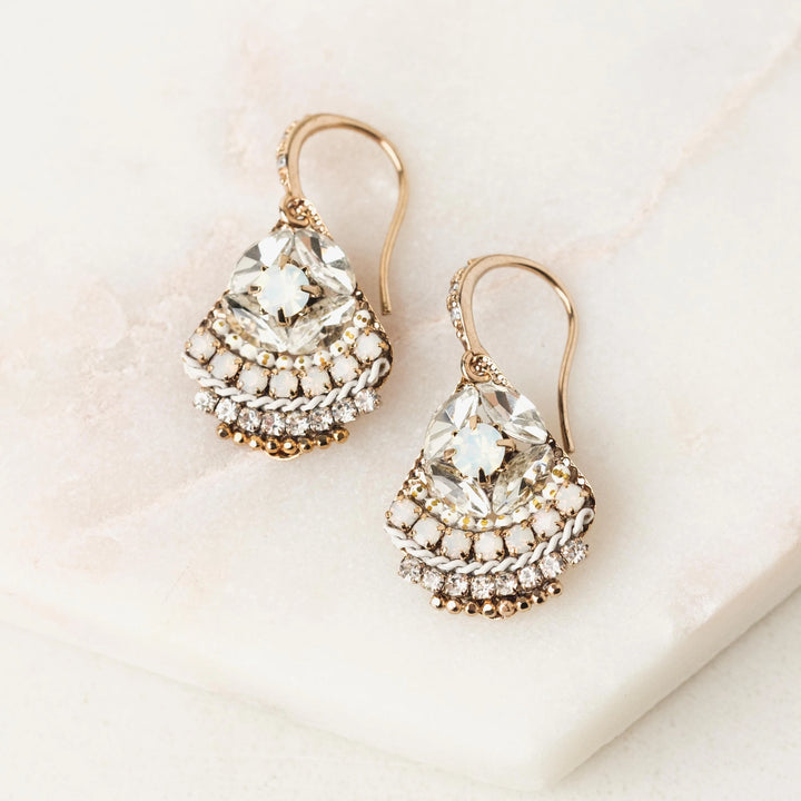 Garland Drop Crystal Beaded Earring