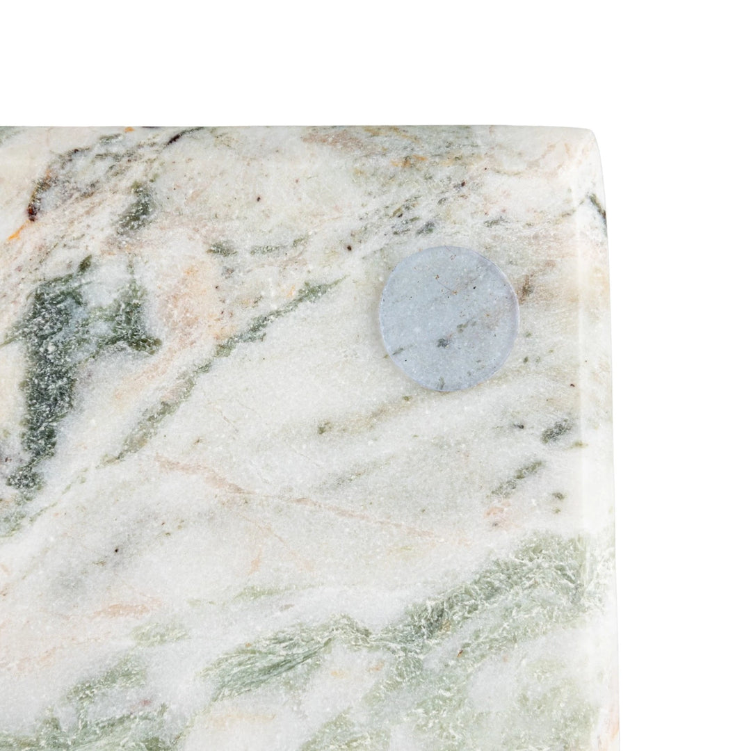 Marble cheese board with canape knife from Creative Co-op, featuring a sleek surface and elegant presentation for serving cheese and snacks.