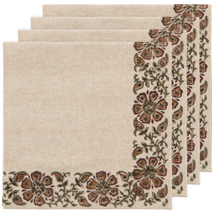 Elysian Block Print Napkins Set
