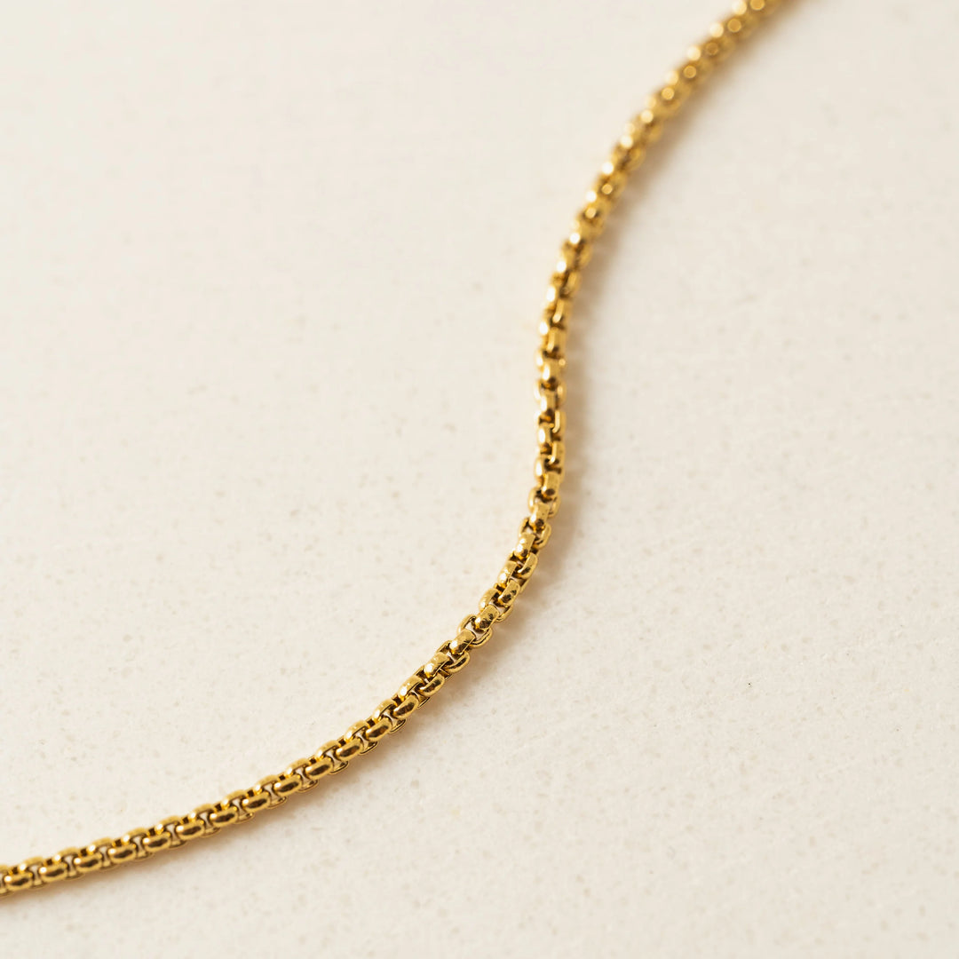 Heart Charm Necklace- Gold