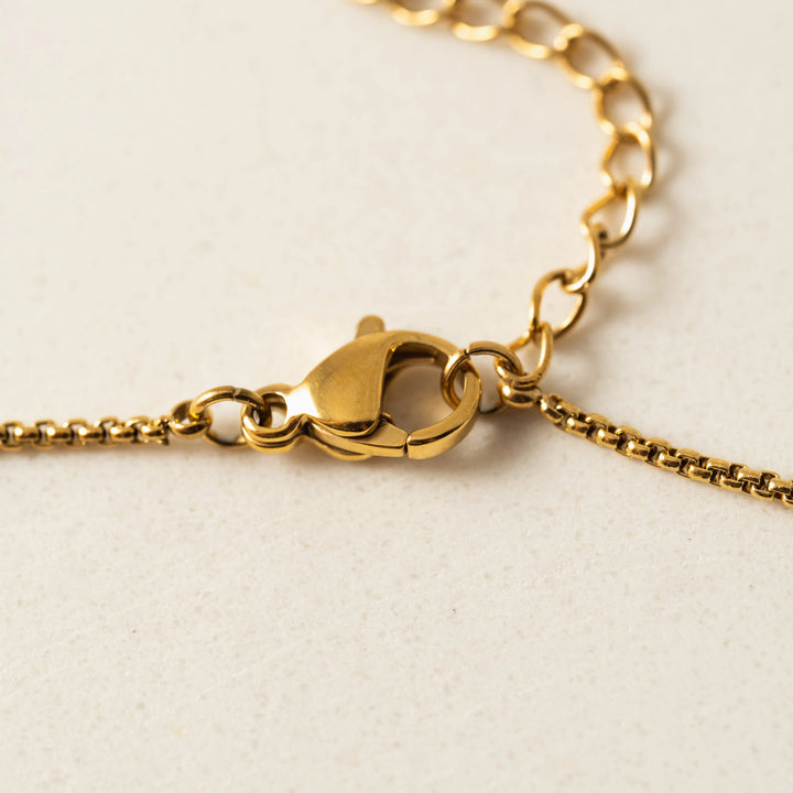 Heart Charm Necklace- Gold