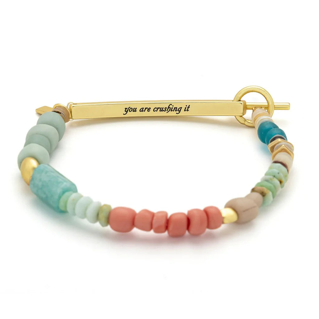 Hidden Message Beaded Bracelet