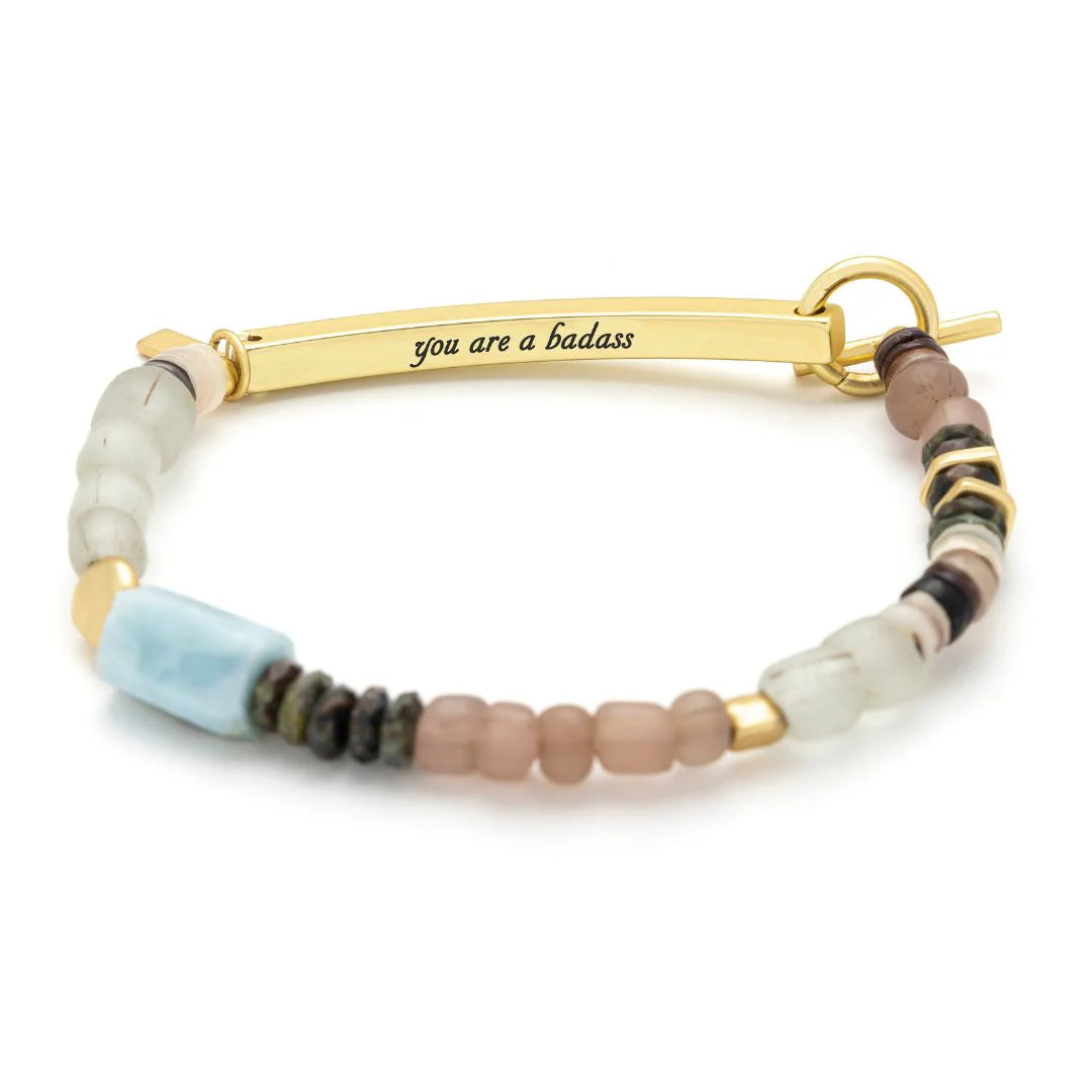 Hidden Message Beaded Bracelet